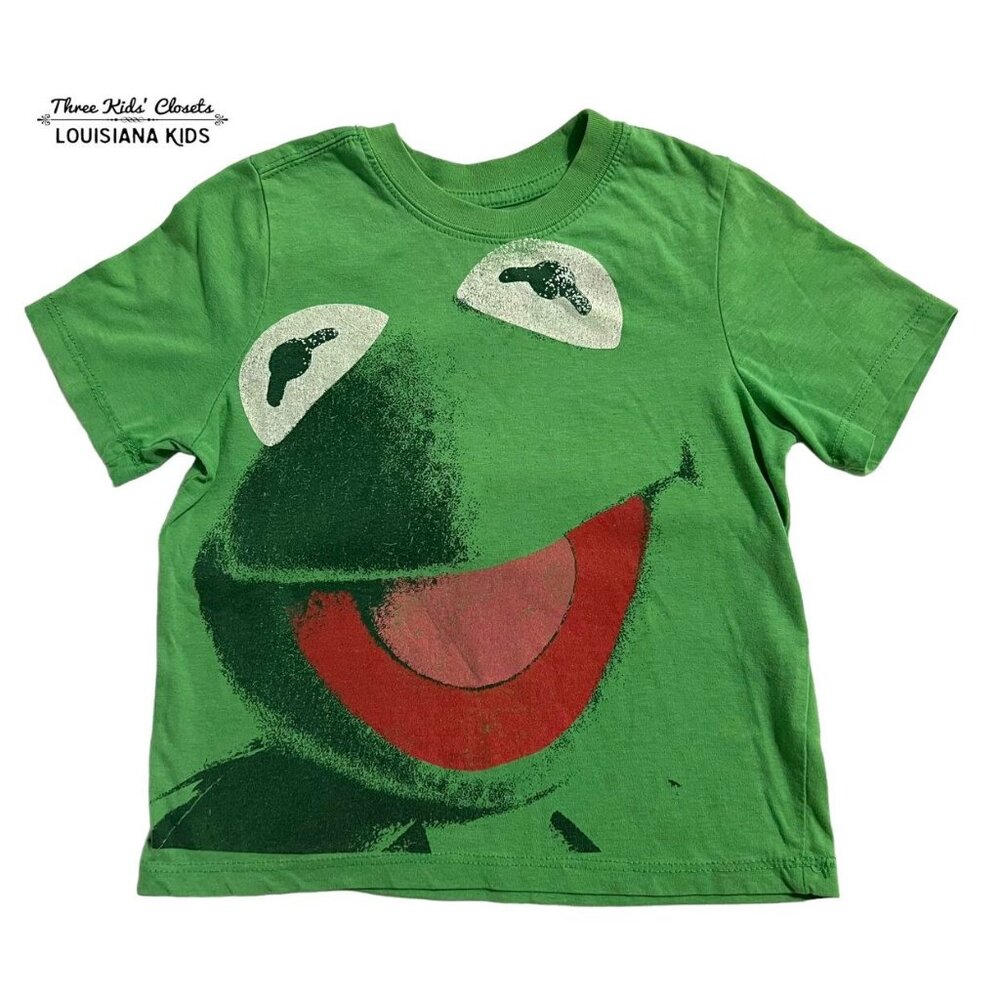 Muppets Sz 2-3Y Green Kermit The Frog Shirt